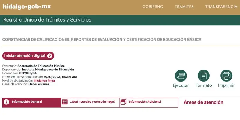 Consulta De Calificaciones Sep En Hidalgo